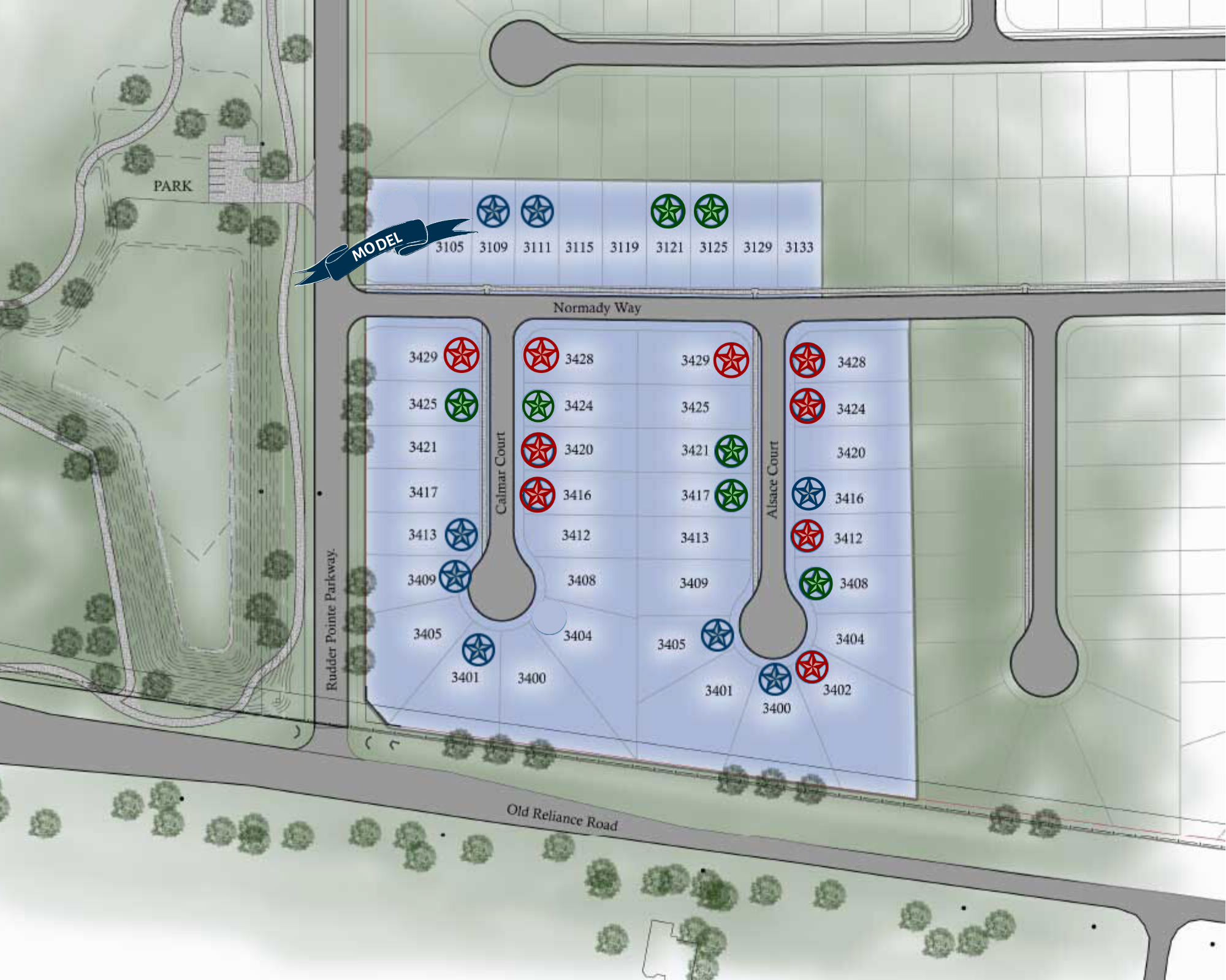 Rudder Pointe Layout